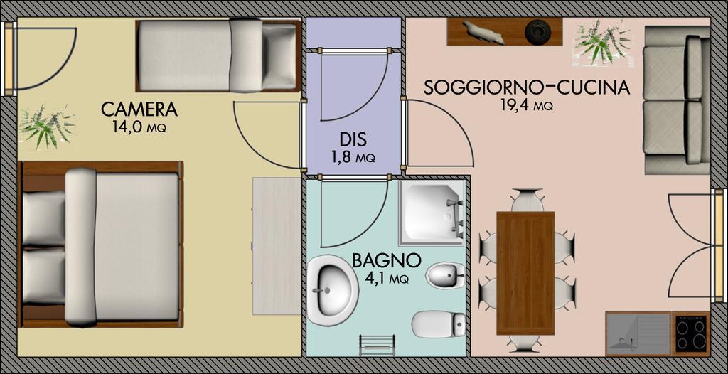 Ecoday Apartment *